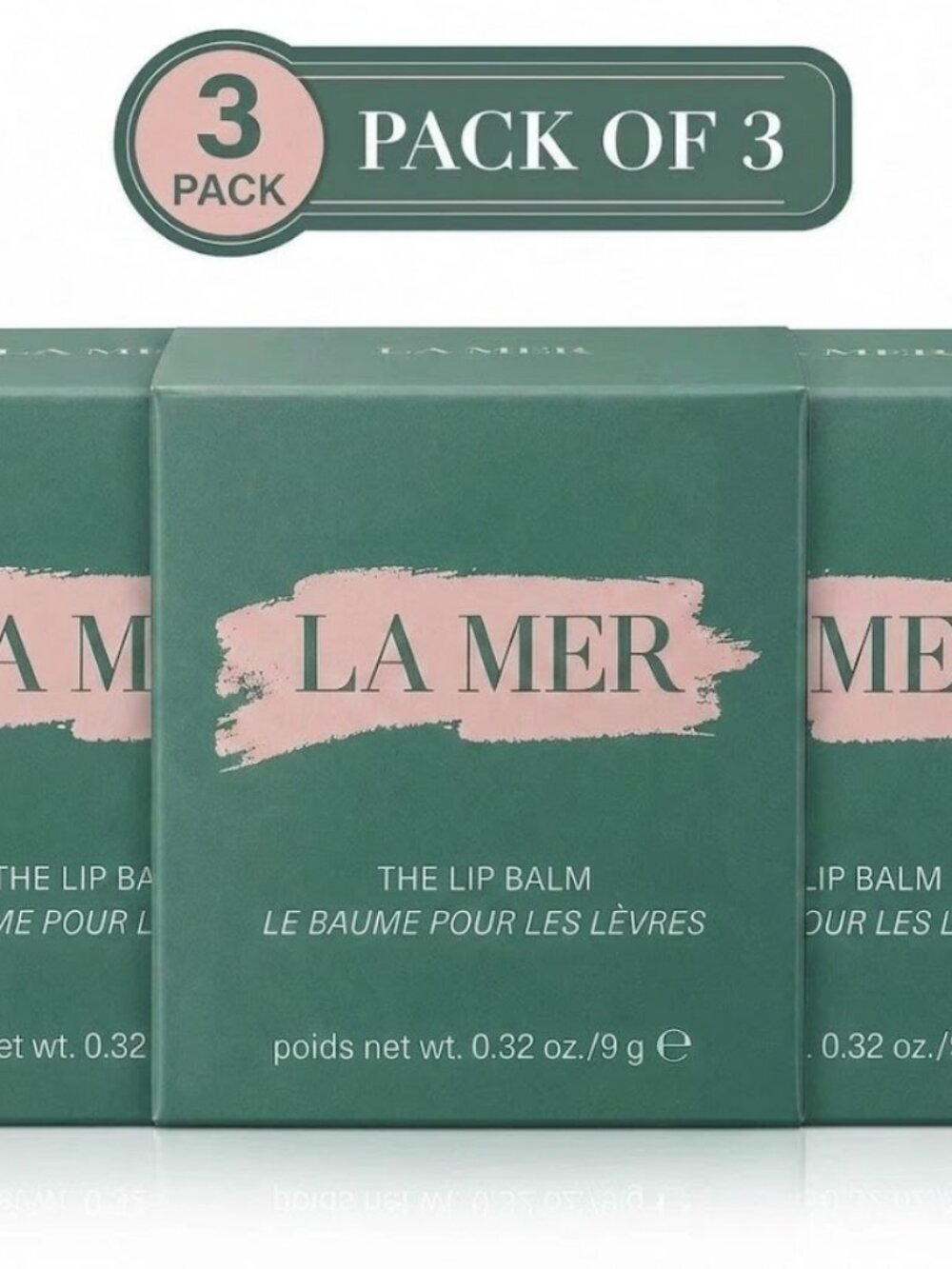 La Mer The Lip Balm – 0.32 oz / 9g | Pack of 3